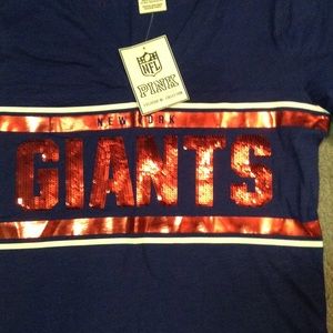 PINK Victoria's Secret Tops - VS Pink NFL collection NY Giants PINK Victoria's Secret Tops - VS Pink NFL collection NY Giants